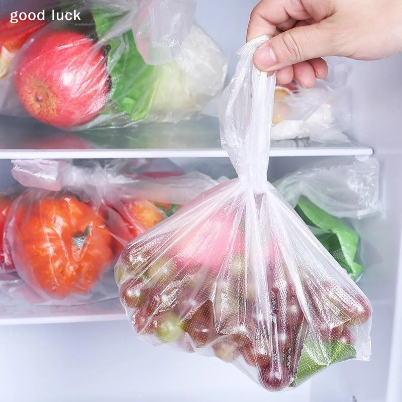 AnswerFood Fresh-keeping Bags Tear-up Supermarket Roll-up Bags Kitchen Hand-held Plastic Bags To Keep Fresh