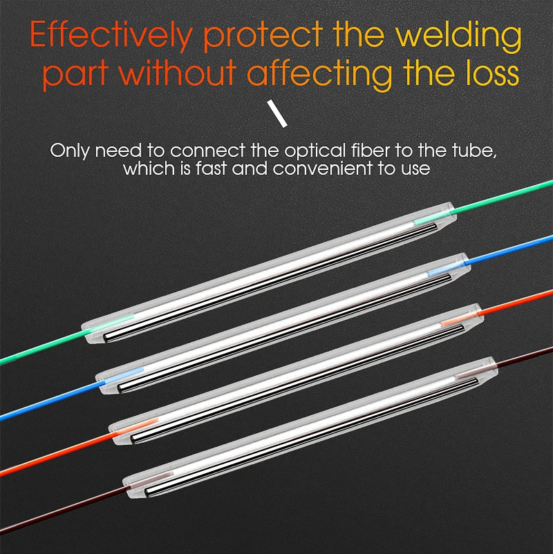 Protection Epissure 60mm Smoove Fiber Optic Splice Protector Tubo Cable Heat Shrink Tube Protector Sleeves