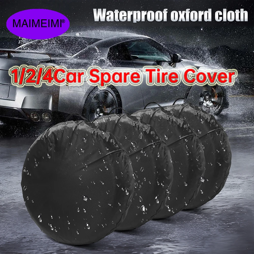 1/2/4Pcs/Lot Car Spare Tire Cover black Waterproof dustproof Auto Wheel Tire Storage Bags S/L Car Styling Vehicle Tyre