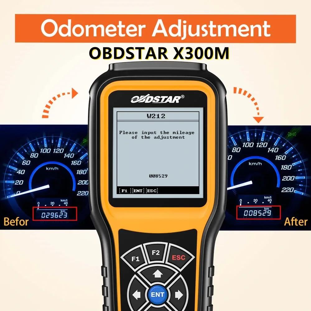 OBDSTAR X300M Special for Cluster Calibration Adjustment Tool and OBDII Support for Mercedes Benz & MQB VAG Reset Mileage