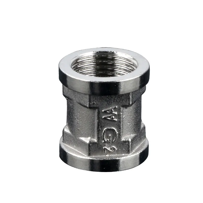 Stainless steel pipe 20MM internal thread pipe clamp/pipe joint/water pipe joint/double internal thread straight fitting