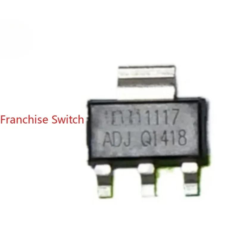 200PCS AMS1117-ADJ Voltage Regulator Chip SOT223 Original And Genuine, Can Be Shot Directly