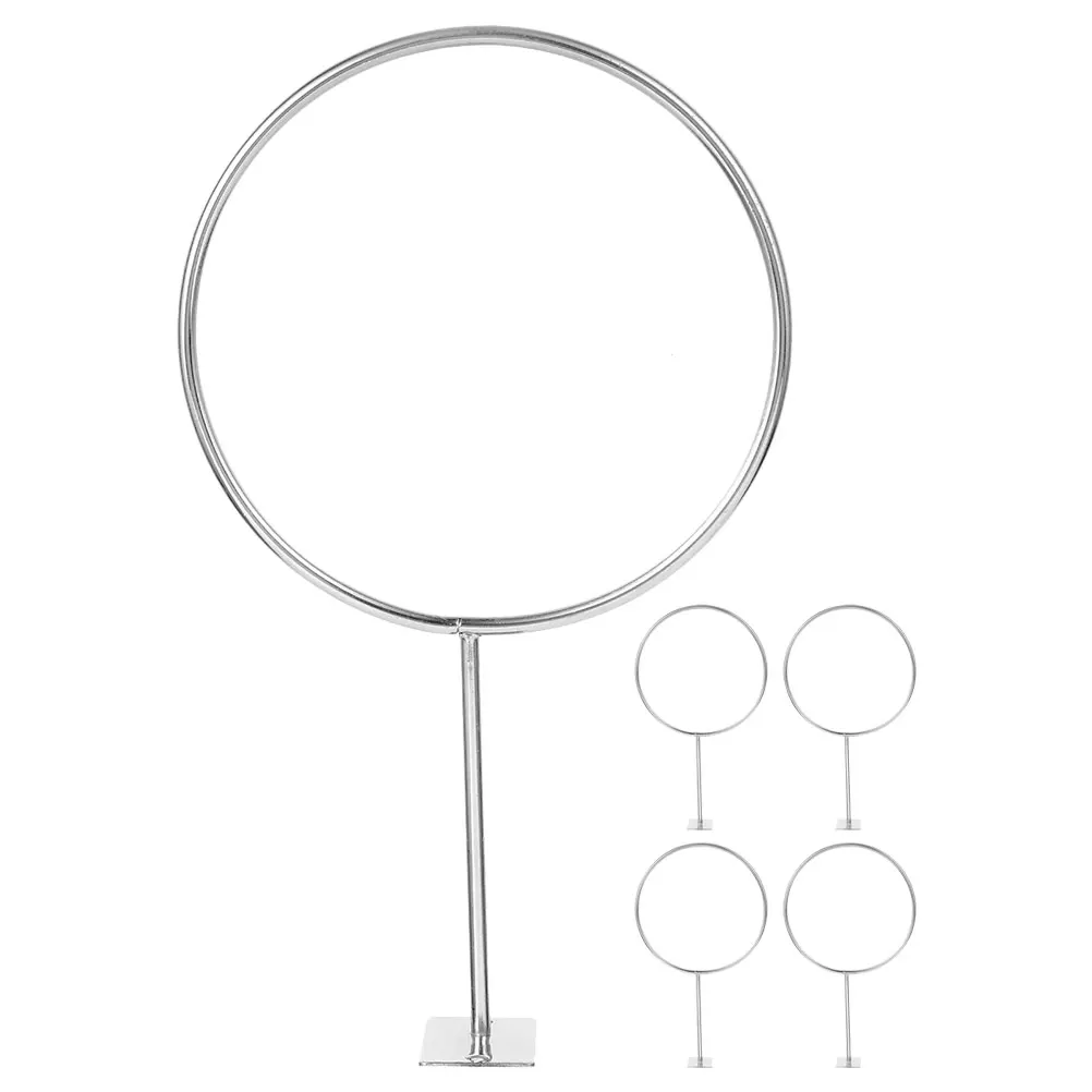 

5 Pcs Basketball Bracket Holder Mount Outdoor Storage Stand Wall Silver Display Shelf Base