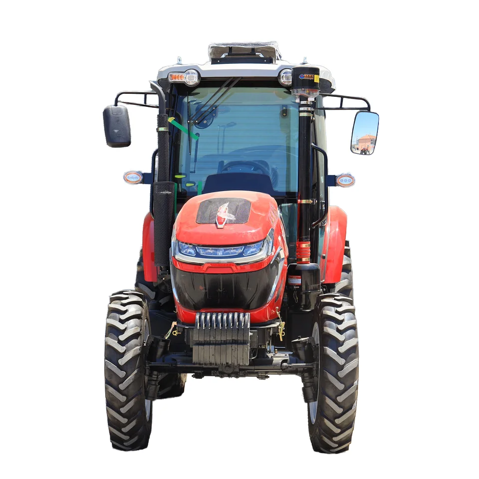 China Agriculture 4x4 Wheel 80hp-120hp High Power Tractor for Large Farmland