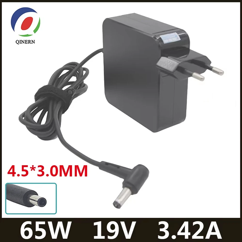 19V 3.42A 65W 4.5*3.0MM Charger Laptop Adapter For MSI Modern ASUS X755J UX481 UX481FL UX480 P553UJ PU301LA Zenbook UX31A U38N