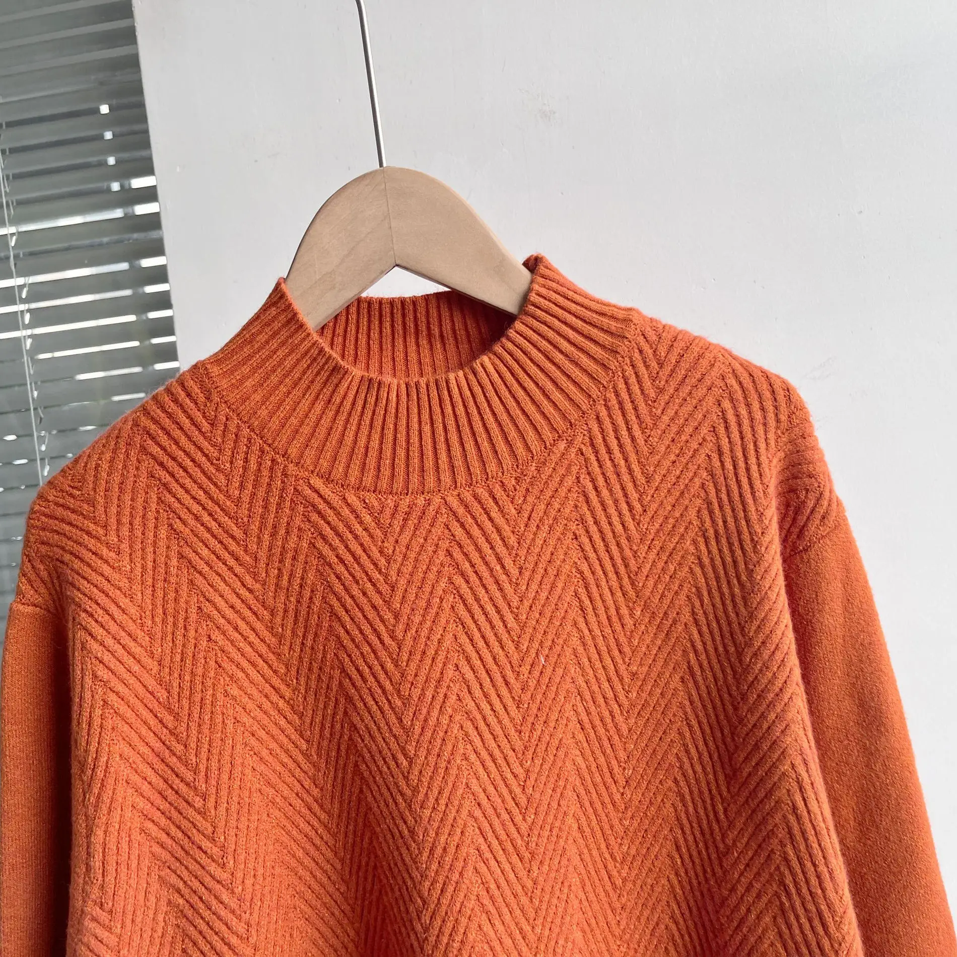 الربيع A98 فضفاض الأمومة تريكو طويل Sve قاعدة irt غطاء البطن الأم Sle الملابس حجم كبير سترة السيدات #3