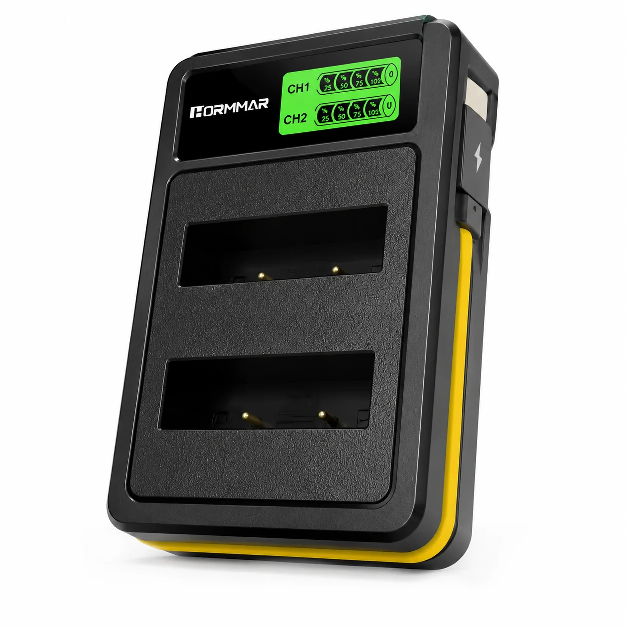 DMW-BLH7 Dual Battery Charger For Panasonic Lumix DMC-GM5 GF7 GF8 GF9 LX10 LX15 Lithium Ion Battery Charger