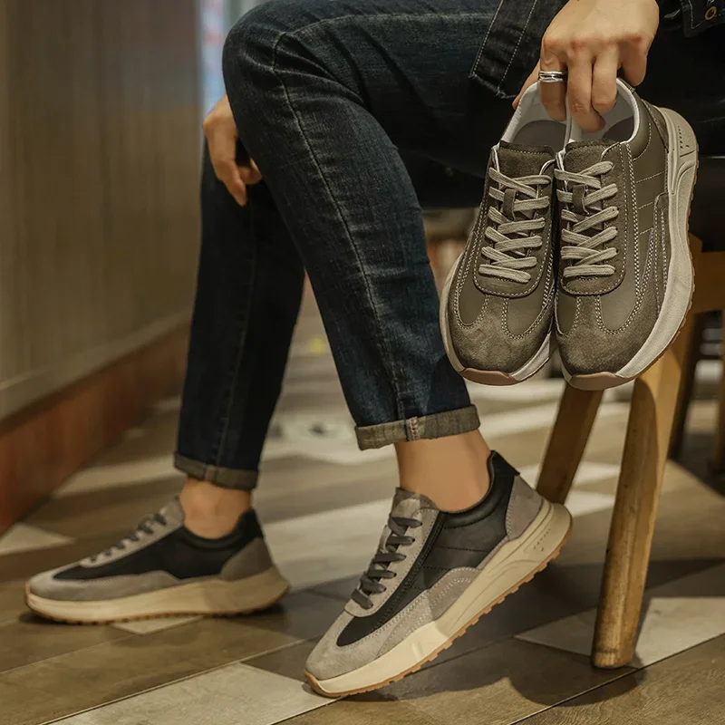 

2025 New Men's Board Shoes,sneakers,skate shoes,Casual Shoes Lightweight Cushioned Daily Wear Non-Slip Outdoor Travel Elegant