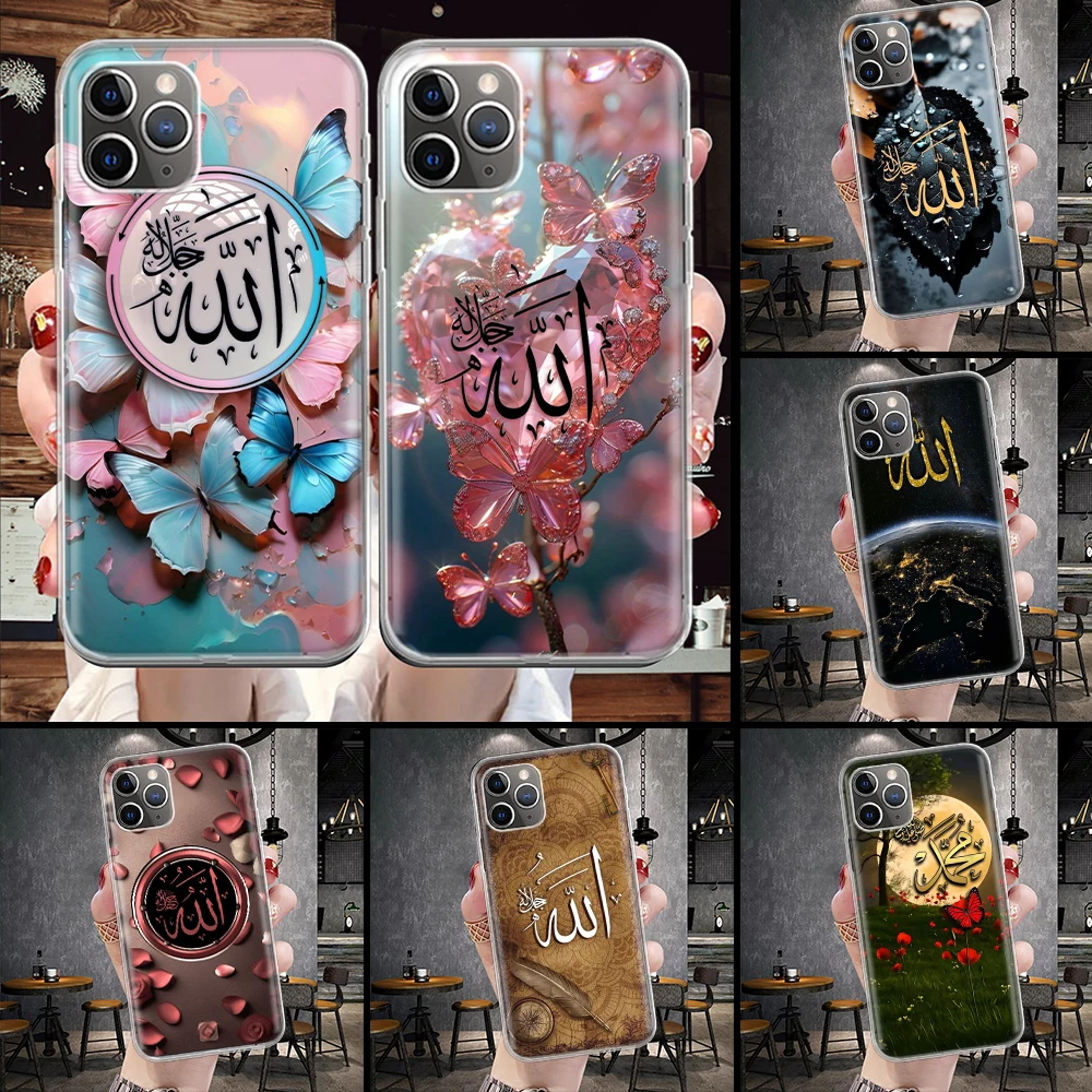 Muslim Surah Ikhlas Islamic Quotes Soft Phone Case For IPhone 11 13 16 Pro MAX 15 + 14 Plus 12 Mini X XS Apple 8 7 SE Fundas Coq