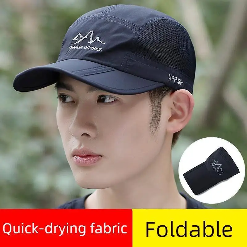 

Men's Summer New Style Sun Protection Hat Quick Dry Sports Travel Mountain Climbing Ball Cap Unisex Hat Outdoor Cap