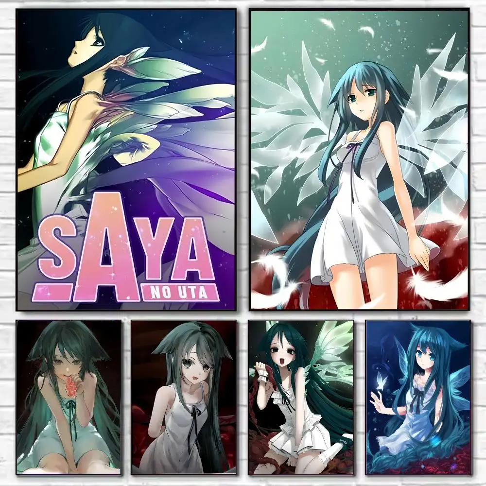 Anime S-Saya no Uta Poster Stylish Wall Art Print for Living Room Bedroom Study Office Café Home Decor Modern Gift
