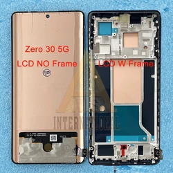 6.78''AMOLED Original For Infinix Zero 30 4G LCD X6731B/ 5G X6731 LCD Display Screen Touch For Infinix Zero 40 4G 5G Frame