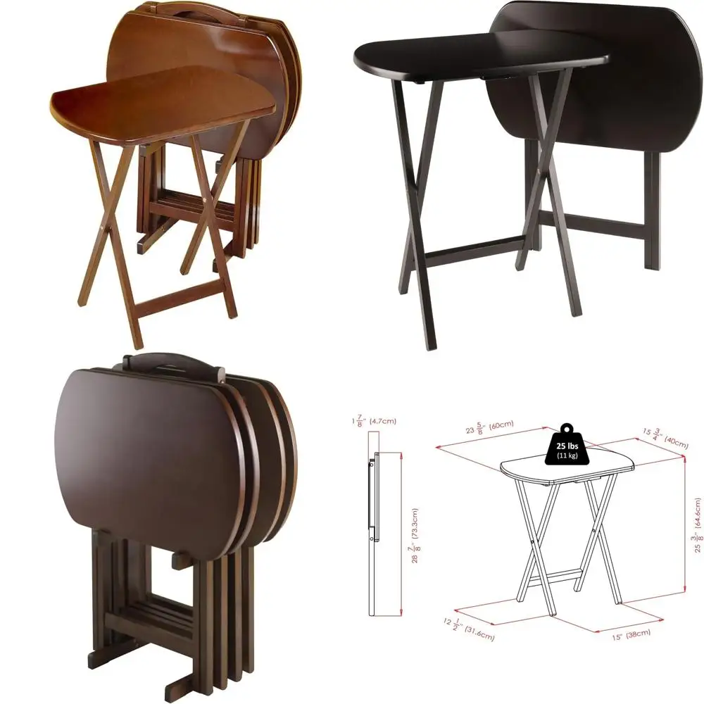 Folding Wooden Snac… - image