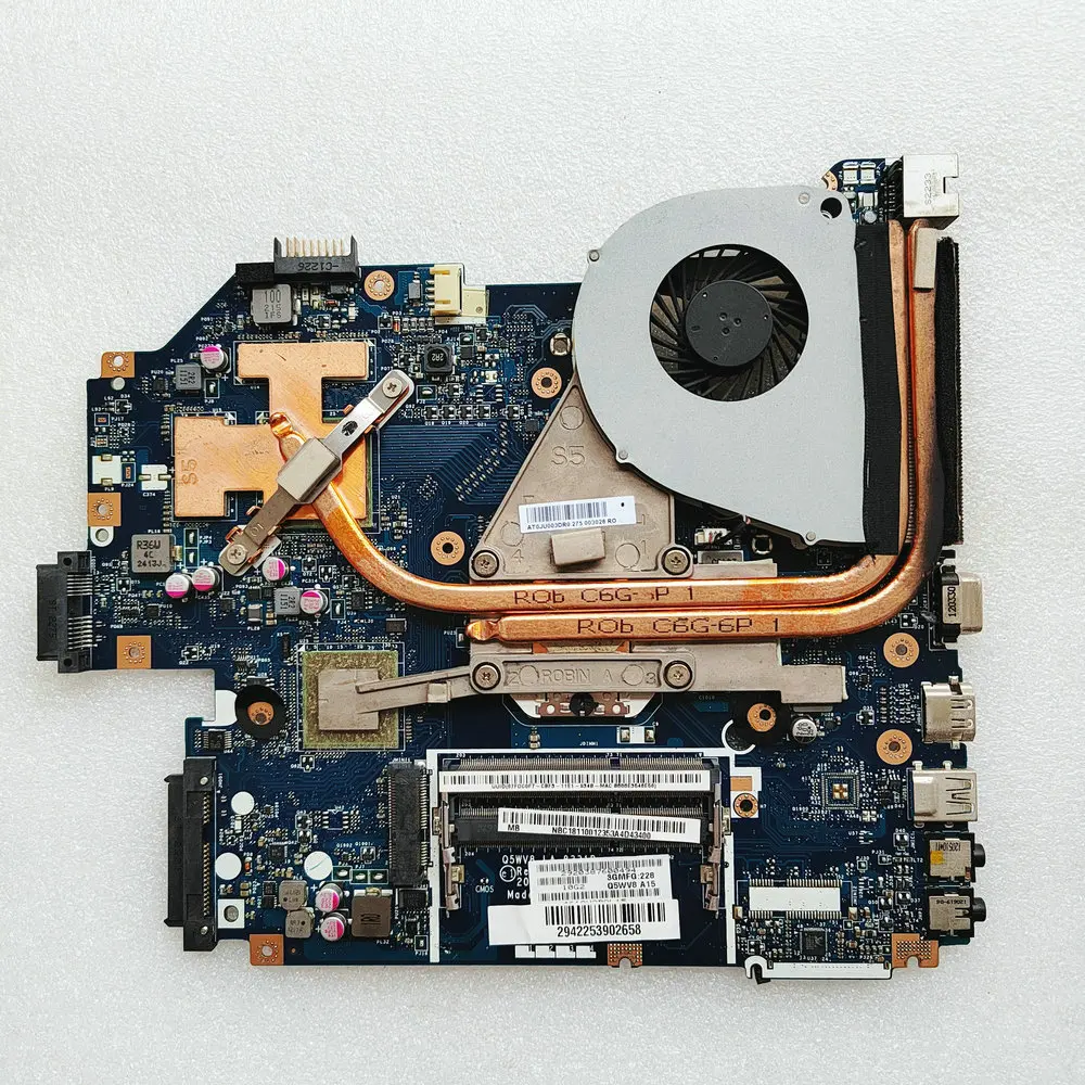 For Acer Aspire V3-551G V3-551 Laptop Motherboard Q5WV8 LA-8331P Mainboard + Heatsink DDR3 NBC1911001 NB.C1911.001