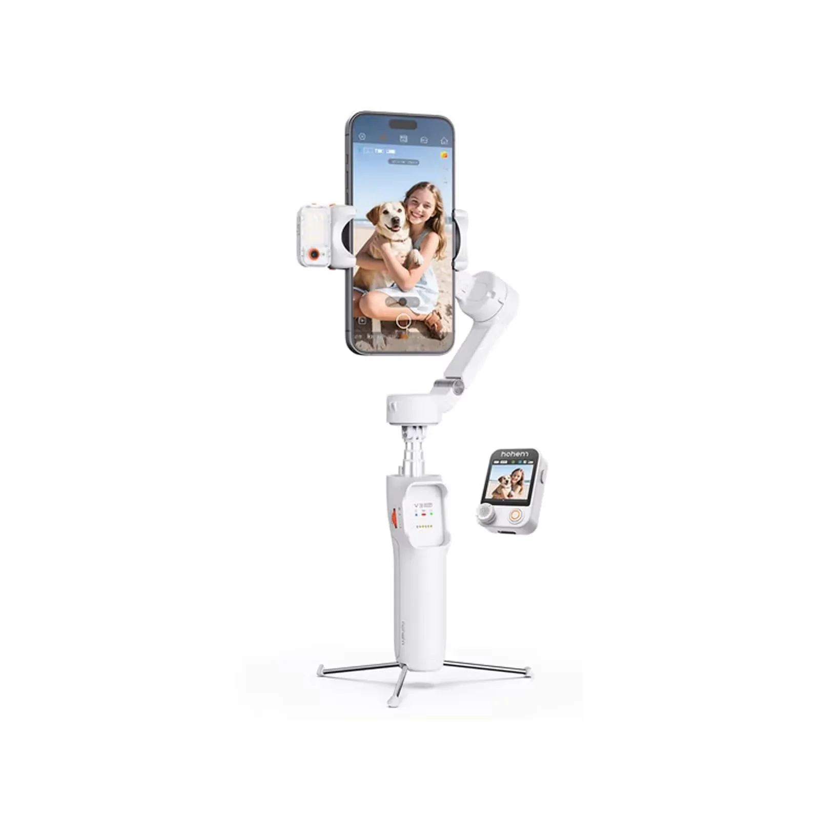 Hohem iSteady V3 Ultra Smartphone Stabilizer Gimbal met 360° °   Multimodale AI-trackingstabilisator voor vlogs - afbeelding 1