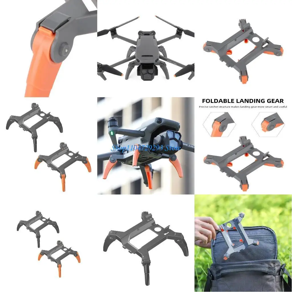 

Y2GD Lightweight Landing Gear Extension Legs for 3 Legs Feet Easy Storage