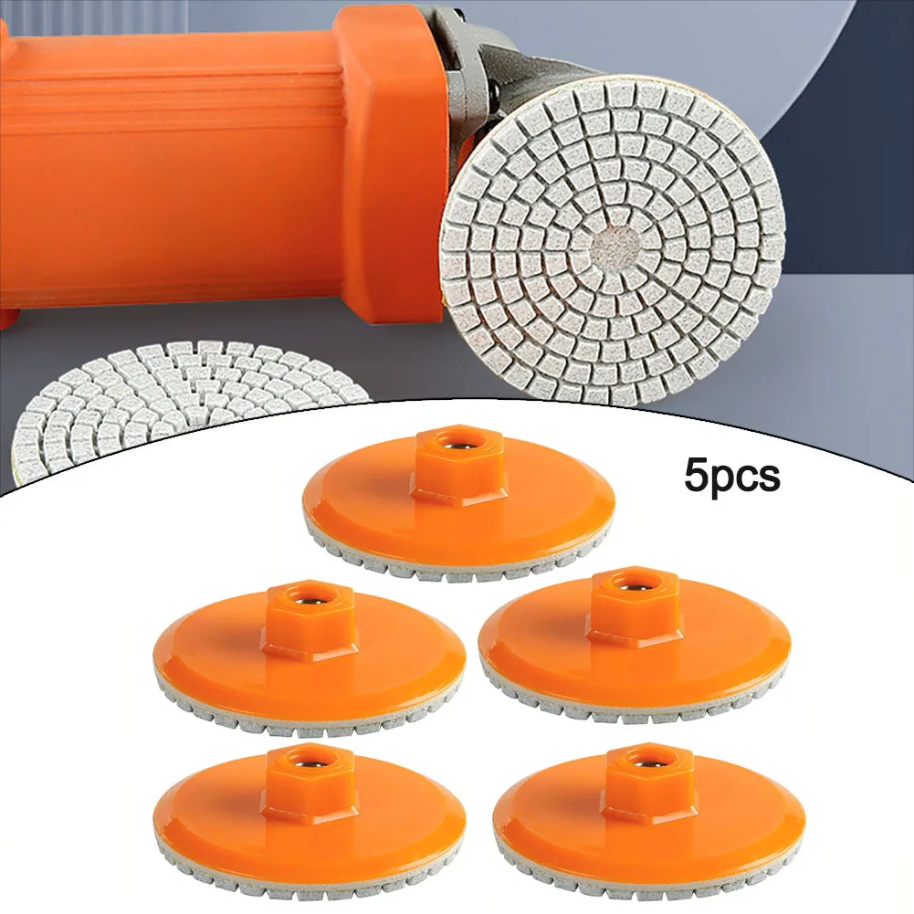 For Glass For Granite 3 Inch Polishing Pad Buff Disc Construction Fast Grinding Good Flexibility Nylon Bayonet