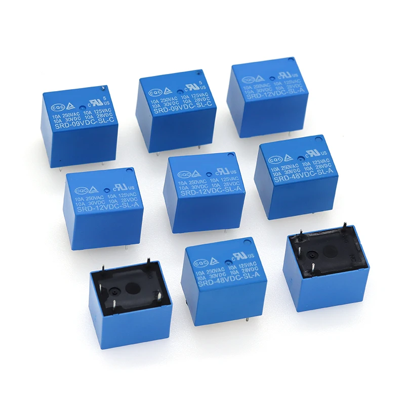 5PCS Relay SRD-5VDC-SL-C SRD-12VDC-SL SRD-3VDC SRD-9V relays 4/5PINS 12V DC High Quality Javino