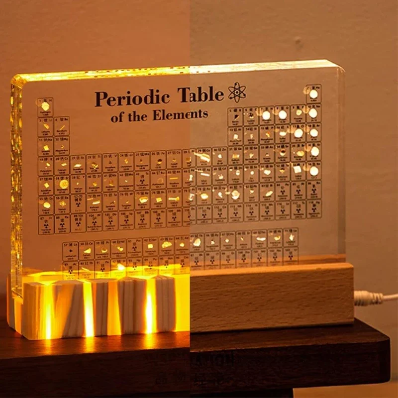 3D Periodic Table with Real Elements Mendeleev Real Periodic Table of Elements Inside Desk Interior Chemistry Teaching Study