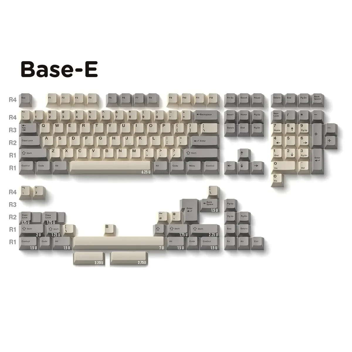 

Desert English Japanese Milk Gray Yellow PBT Sublimation Original Height 68 980 87 Customized Keycaps