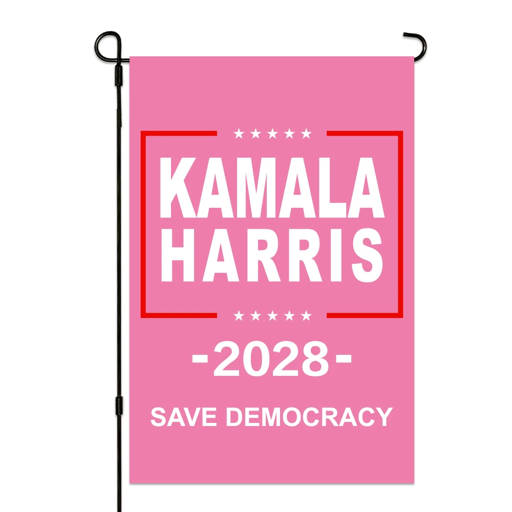 KAMALA HARRIS 2028 12x18 inch Garden Flag Banner Outdoor Decoration