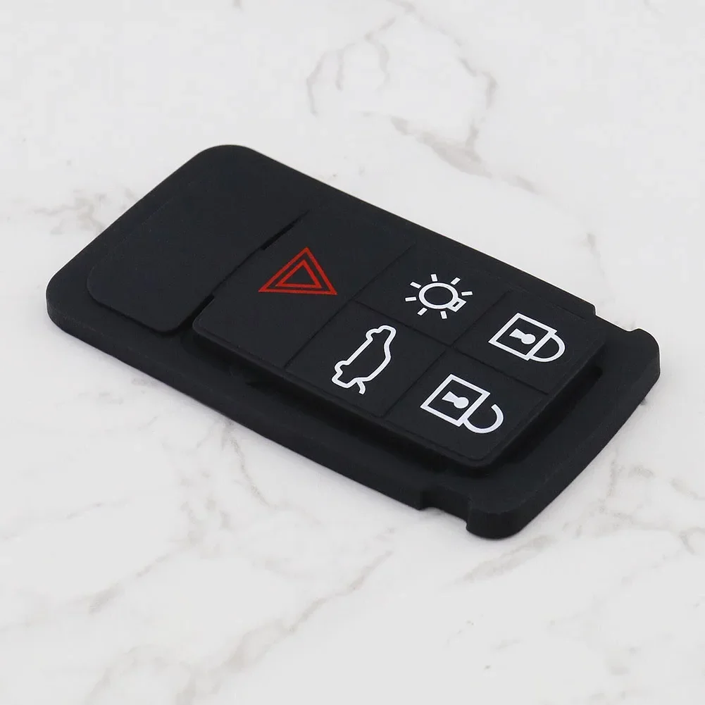 5/6 Button Rubber Remote Car Key Pad Fob Case Mat For Volvo XC60 XC70 V70 S60 S80 Repair Rubber Pads Mat