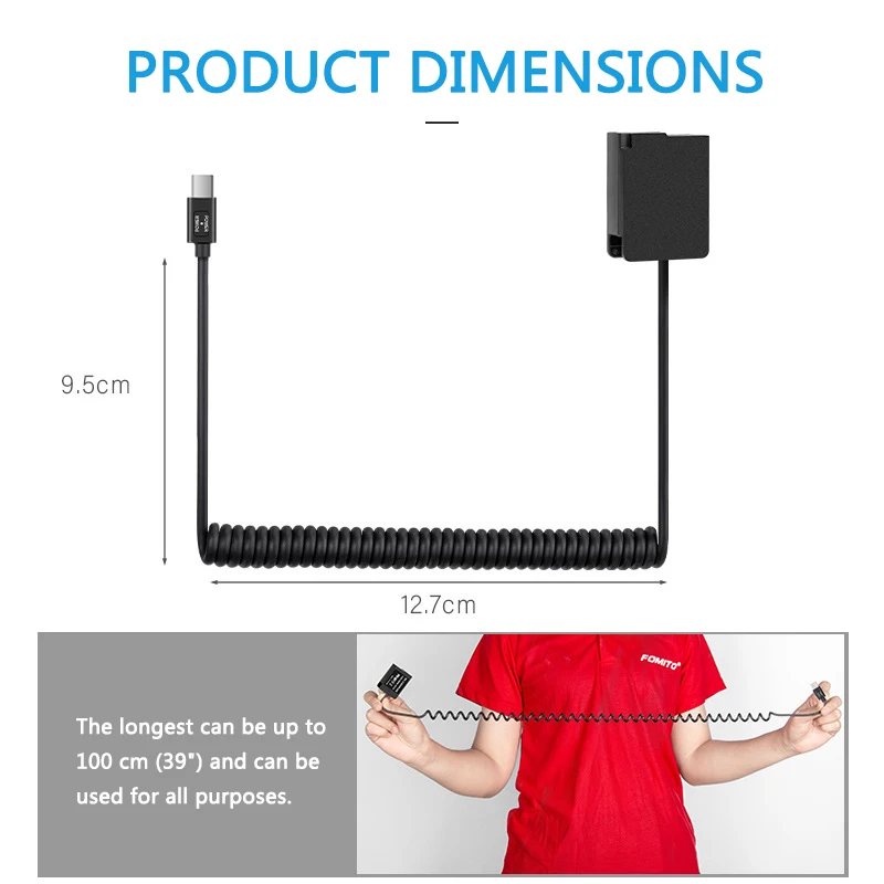  Camera External Power Source Type-C To DMW DCC8 Dummy For G5 G6 G7 G80