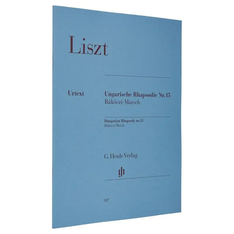 

HN807 Liszt Hungarian Rhapsody No 15 Herttrich Ernst G Henle Verlag 9790201808079 Book