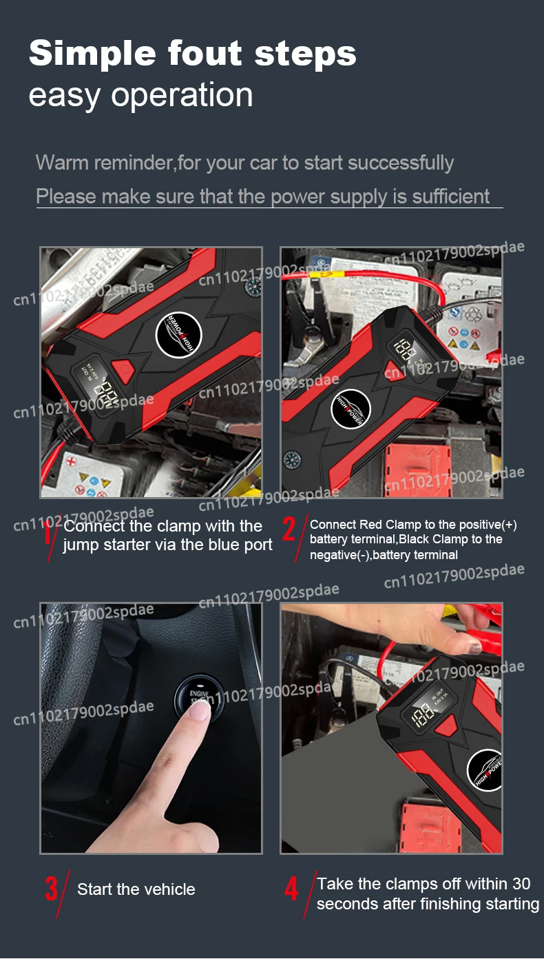 Wielofunkcyjny rozruchowywacz  – Portable Jump Starter recenzja i cena