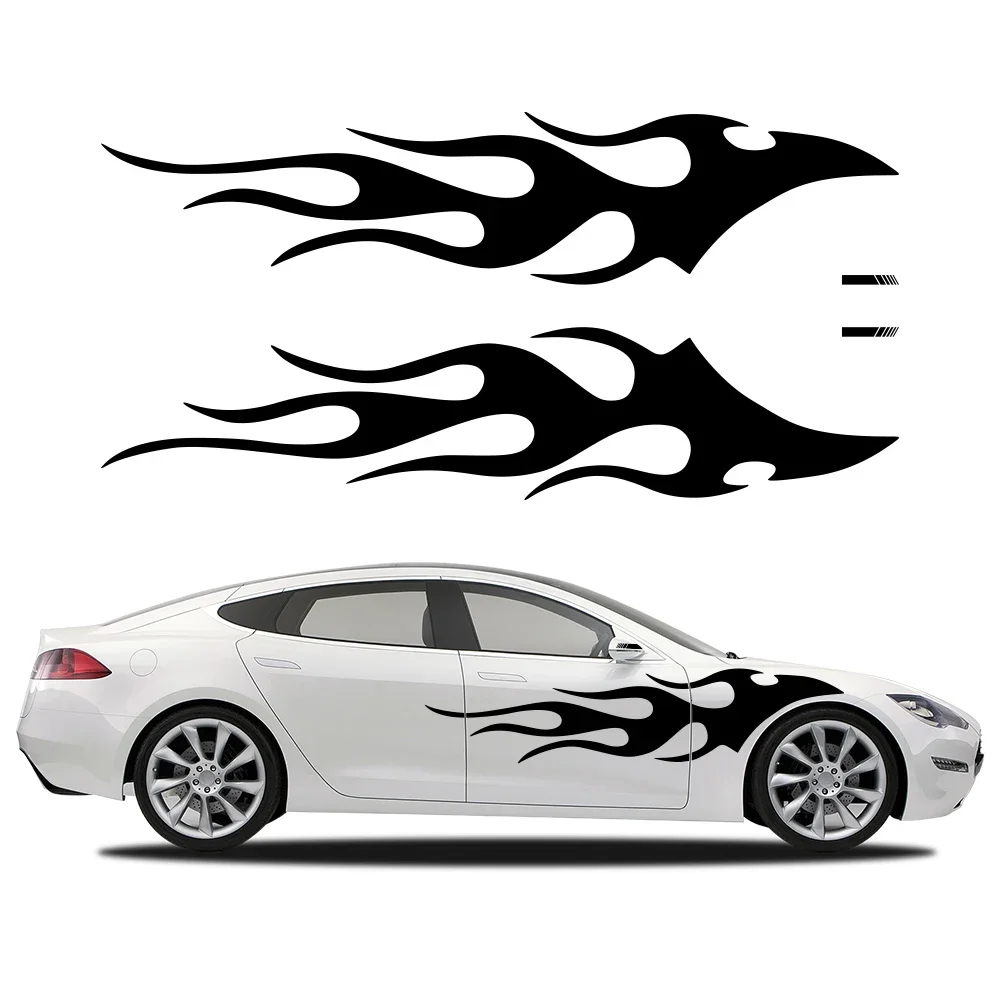 

Car Door Side Stickers Rearview Mirror Declas Kit Auto Color Vinyl Film Waterproof Creative PVC Stickers Car Accessories