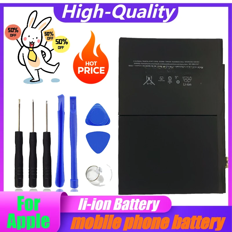 7340mAh for Apple IPhone IPad (IPAD6/AIR2 Models A1566 A1567 A1547) 6th-generation IPad Battery