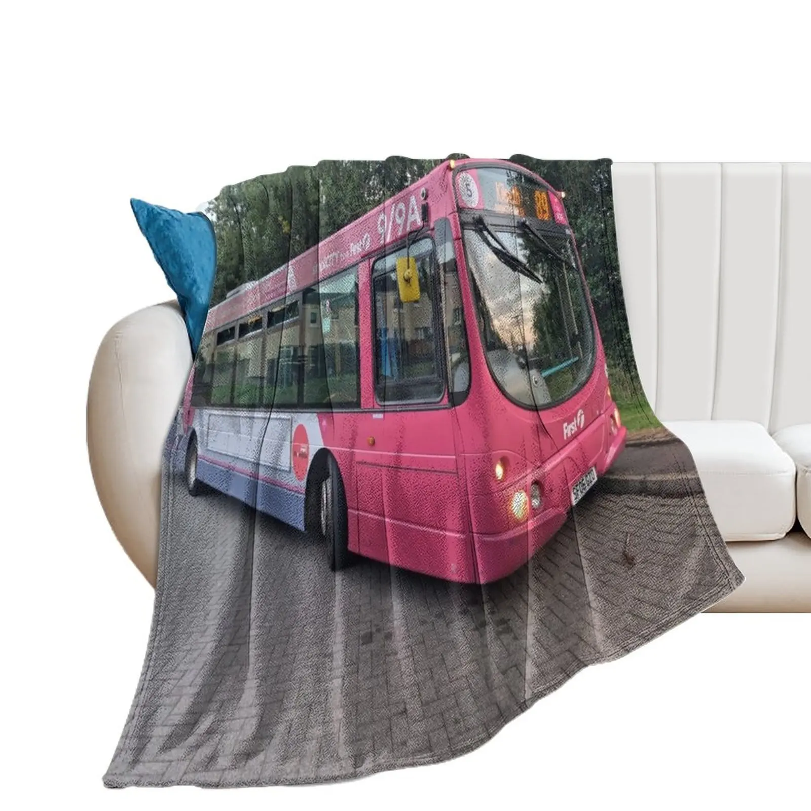 

First Glasgow Throw Blanket Multi-Purpose Soft Vintage Sofa Quilt Blankets