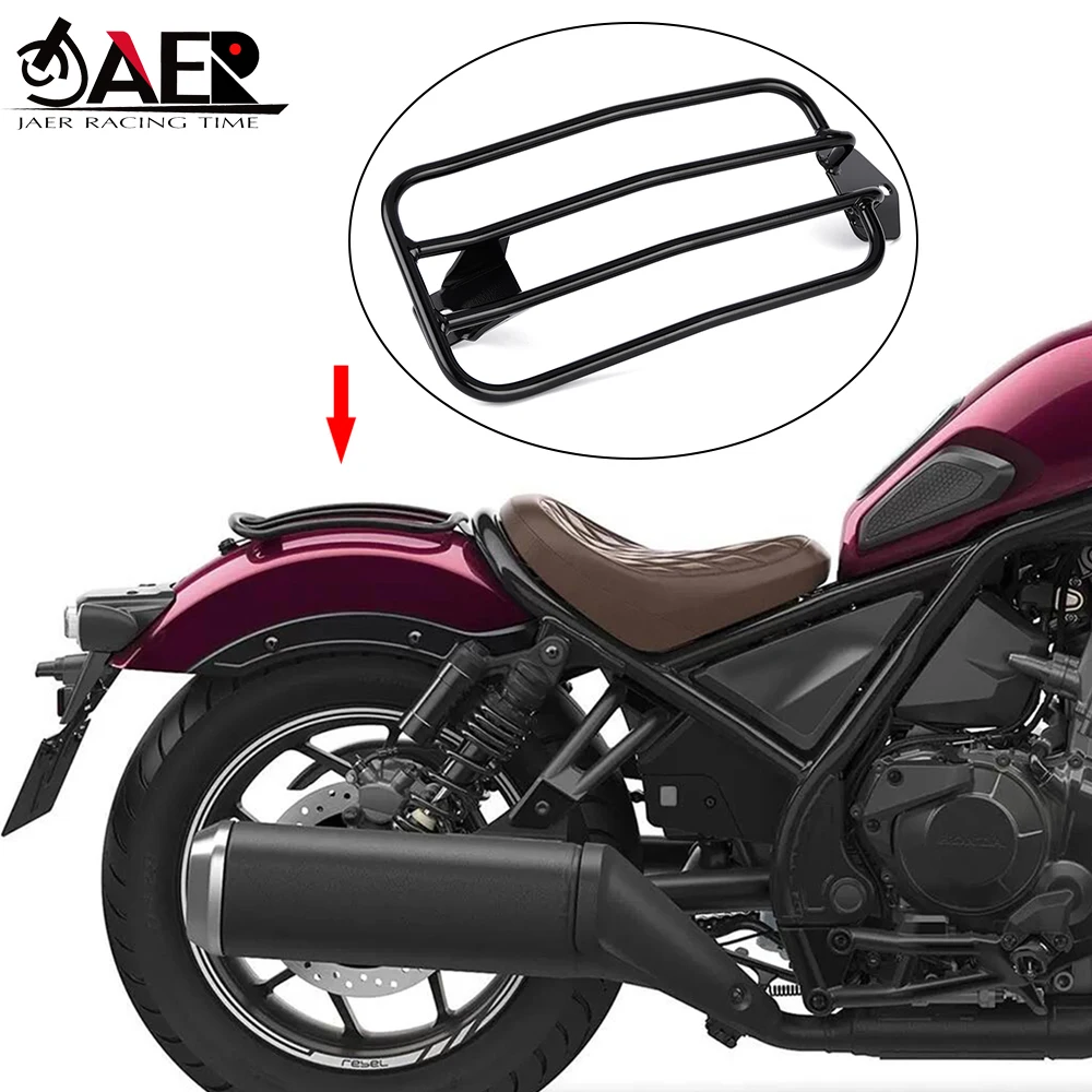 

CM1000 CMX1000 Steel Rear Luggage Rack Carrier Case Support Holder Bracket for Honda Rebel CM 1000 2021-2022 CMX 1000 2021-2022