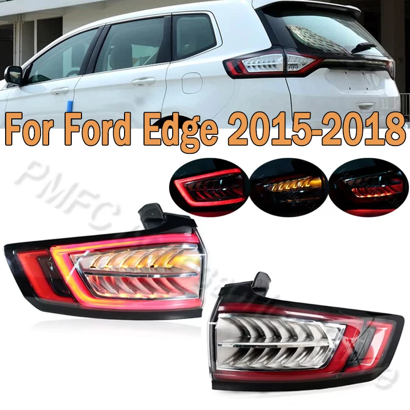 

Car Tail Light Assembly Warning Lamp Rear Stop Brake Lamp Turn Signal Light Fog Lamp Taillight For Ford Edge 2015 2016 2017 2018