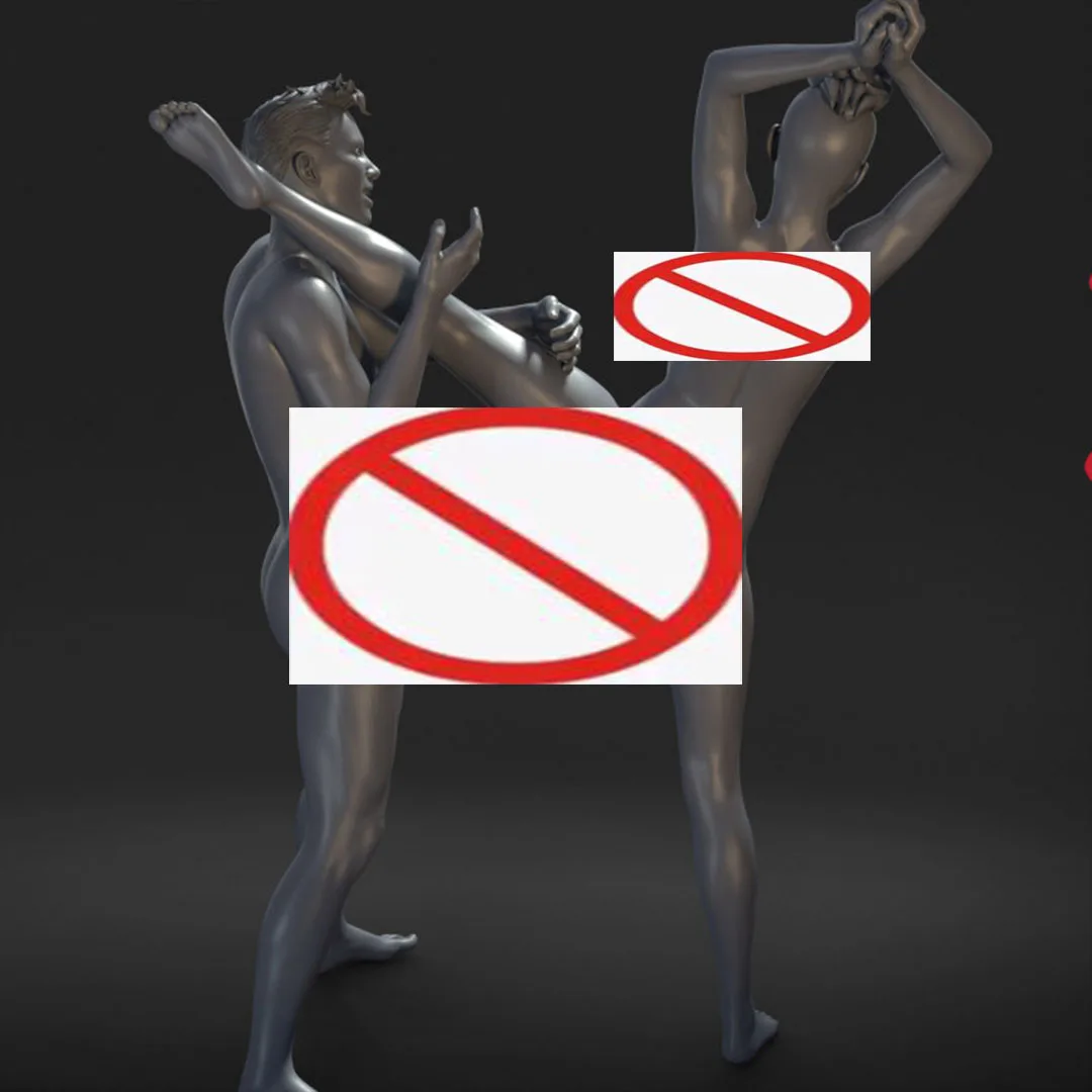 

3D printed graphics, character mini resin drawing kit, NSFW, unpainted and undecorated toys:1/24 = 75mm,1/18 = 100mm,1/16 =120mm