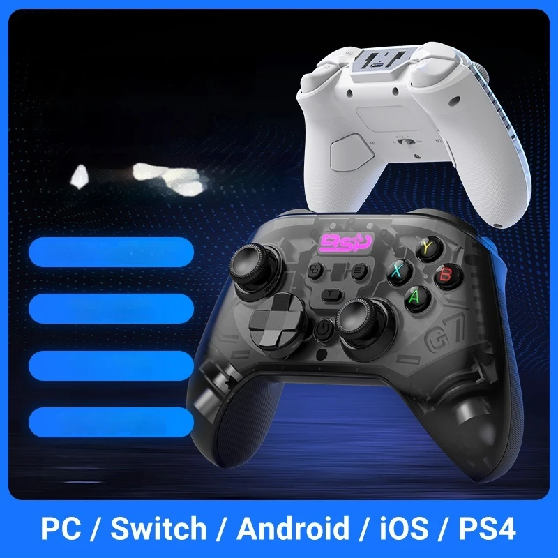 

Baishipai G7 the third mock examination inching button PS4 game controller All hall rocker universal feel good birthday gift