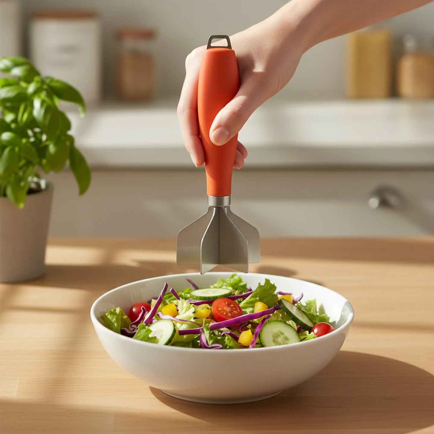 Triturador de carne de acero inoxidable 304 de 6 puntas, tipo pata de oso, para carne desmenuzada, para barbacoa, picadora manual, prensa para hamburguesas, garra trituradora de carne