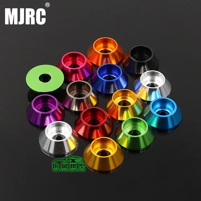 10Pcs Aluminum M3 Countersunk Head Washer Gasket Cap Screw for RC Model Upgrade Accessories