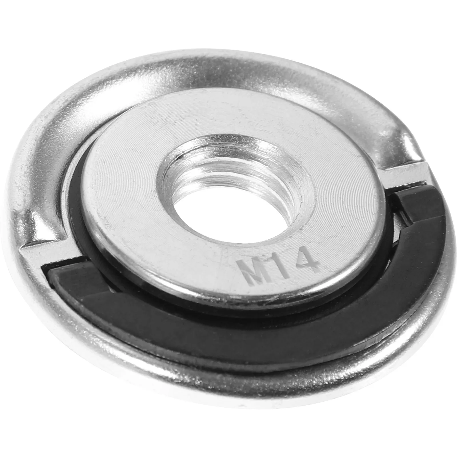 Angle Grinder 14Mm Lock Nut Steel Flange Nut Replacement Component for Ultra Fine Grinding Polishing Angle Extension