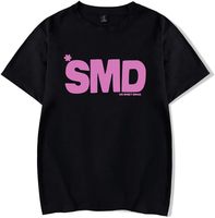 Lucki SMD Merch Rapper Hip Hop T Shirt Short Sleeve Crewneck Tshirt Unisex Top