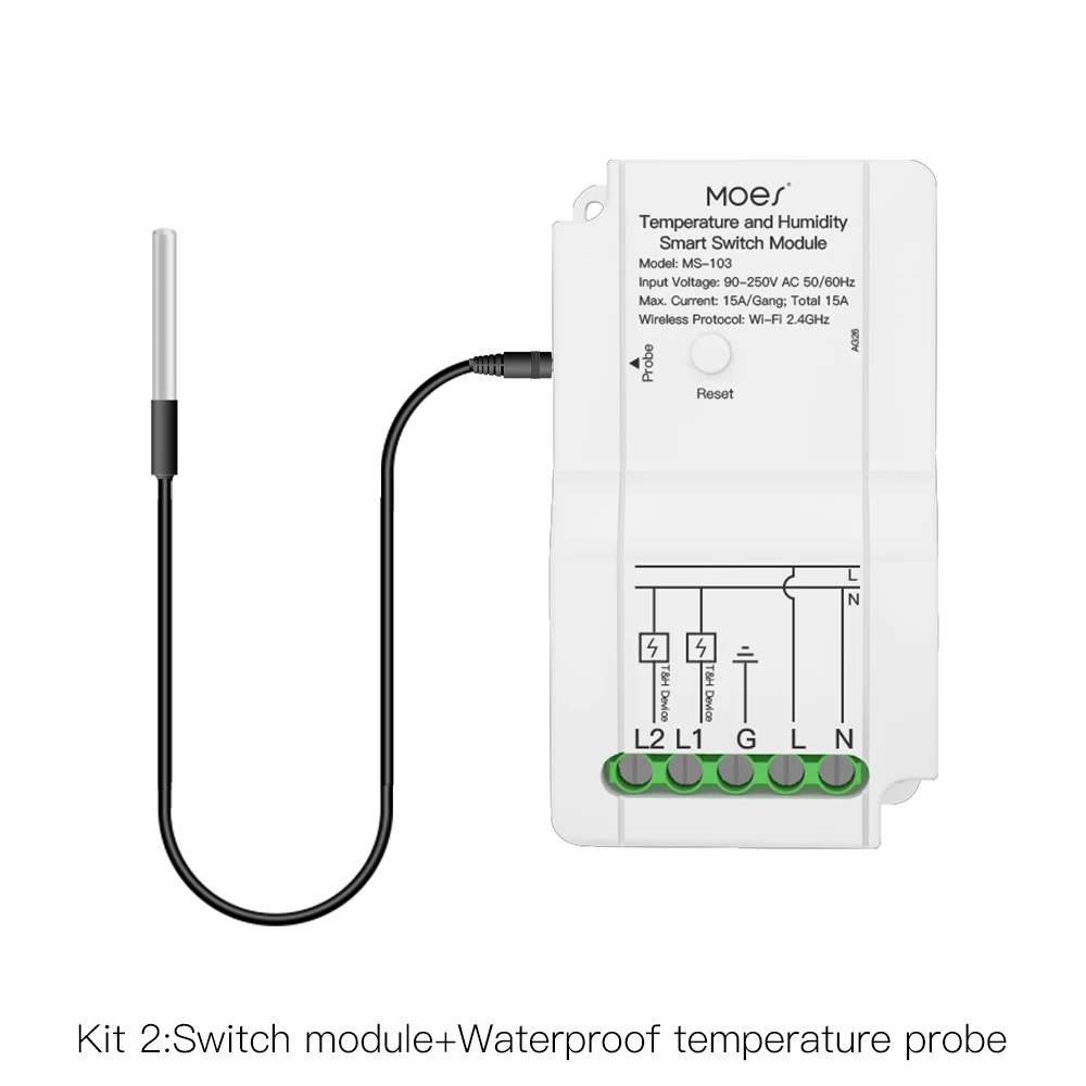 Variant: 1 Modul und 1 Sonde