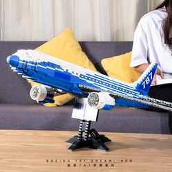 Creative Assemble Boeing 747 Dreamliner Model Kit - Create Your Own Airplane with Building Blocks Sets For kids Gifts