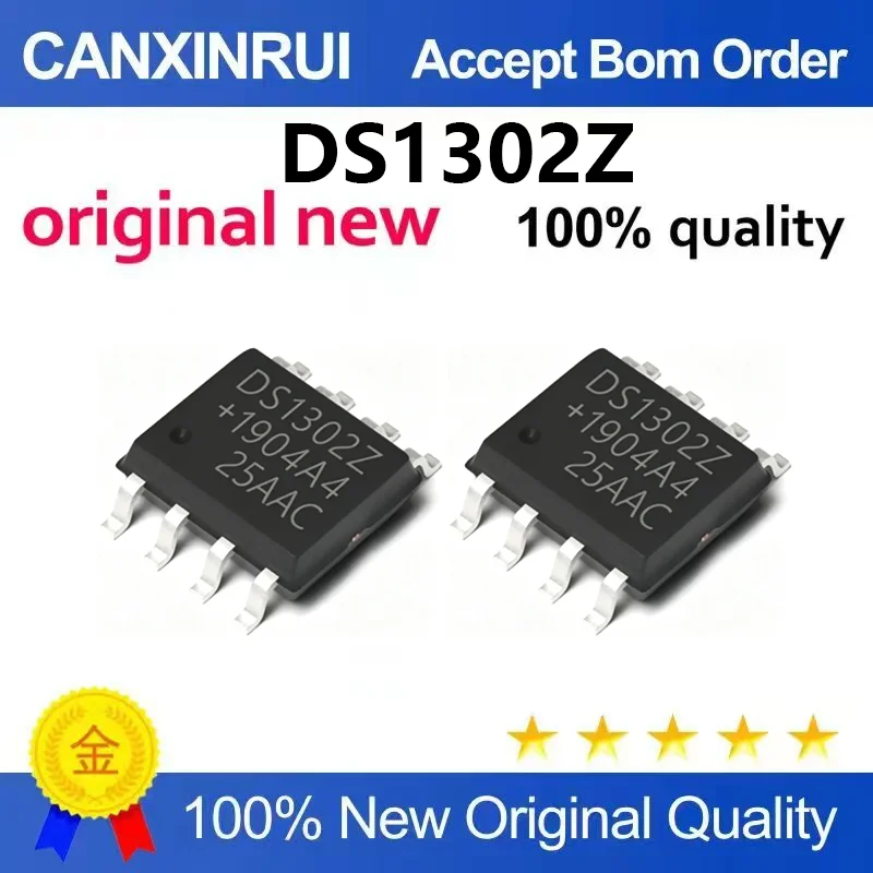 （5pcs-100pcs）Brand new original DS1302 DS1302Z DS1302Z+SMT SOP8 real-time clock IC chip