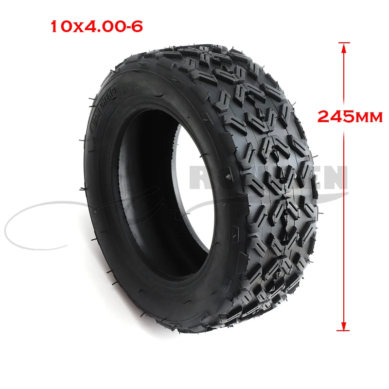 10X4.00-6 Tire Tubeless Vacuum Tyre for Electric Balancing Car Scooter  10*4.00-6 Thick Rubber   Mini Motorcycle