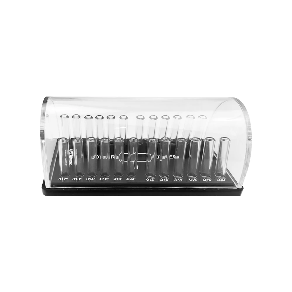 Dental Bow Wire Placement Box Acrylic Transparent Box Dental Orthodontic Materials Round Archwires Case Dispenser Dentistry Tool