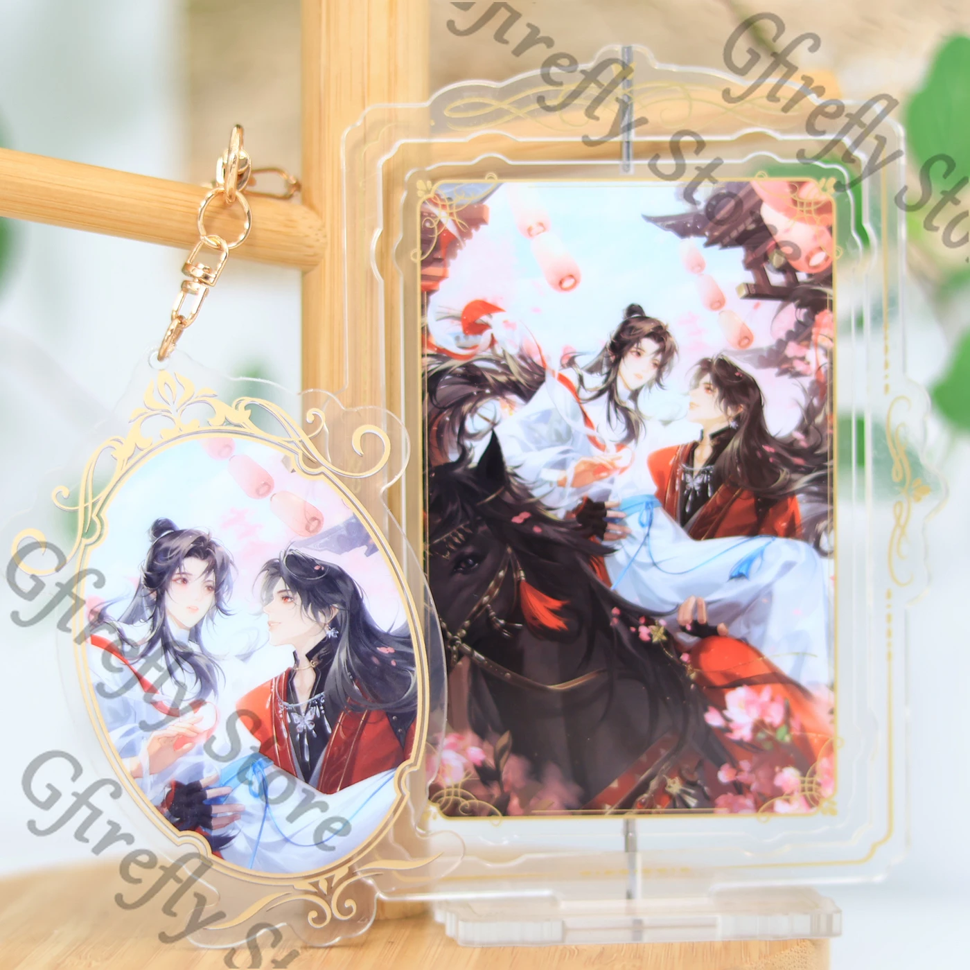 

Heaven Official's Blessing Acrylic Keychain Mascot Cosplay official Keyring Pendant Anime Xie Lian Hua Cheng Desktop Display