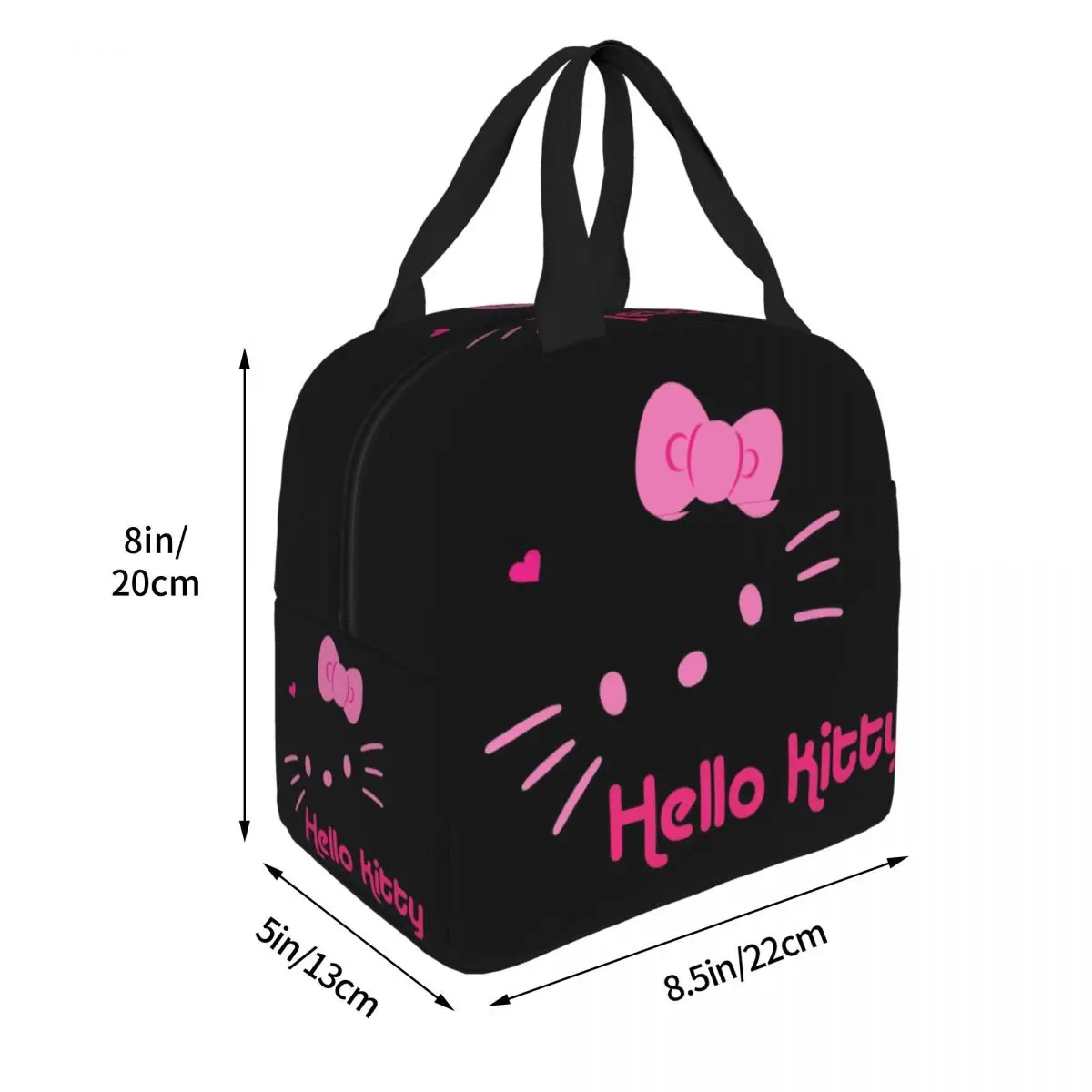 Sac à Lunch Isotherme de Dessin Animé, Kawaii Sanurgente Hello Kitty, Conteneur Étanche, Fourre-Tout, Boîte à Nourriture, Pique-Nique d'Université