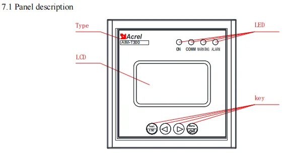 MSAcrel AIM-T300 Line Insulation Monitor for Ship and Shore Power System with Fault Alarm