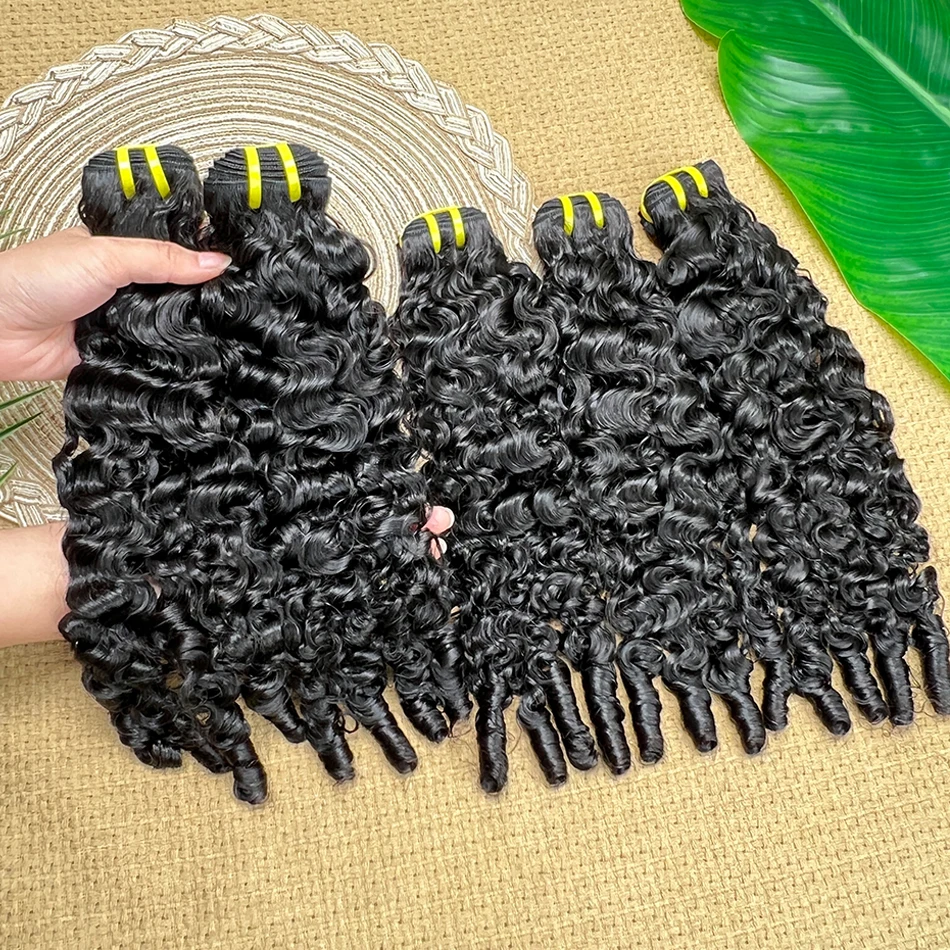 البورمية مجعد دوامة الشعر البشري حزم اللون الطبيعي بشرة الانحياز نسج ملحقات نطاط مجعد الخام العذراء 1 2 3 4 حزم