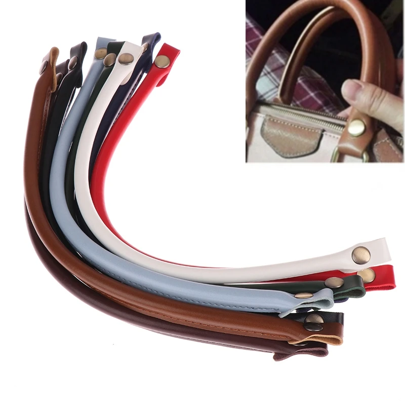 New 40cm Pu Leather Shoulder Bag Strap Bag Handles DIY Replacement Purse Handles For Handbags Belts Straps Bag Accessories